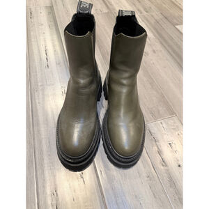 Women's Zadig & Voltaire Ankle Boots & Booties 7 Olive Green Black